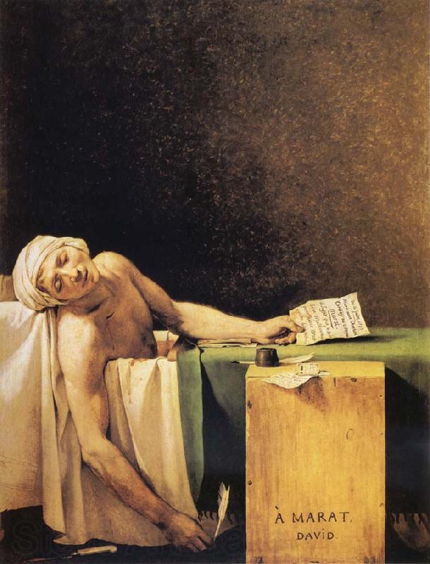 Jacques-Louis David The Death of Marat